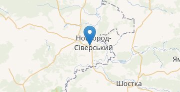 지도 Novhorod-Siverskyi