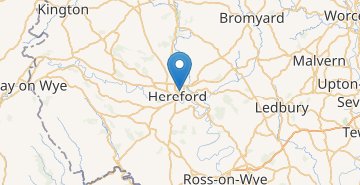 Mapa Hereford