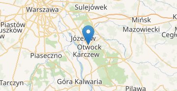 Карта Отвоцк