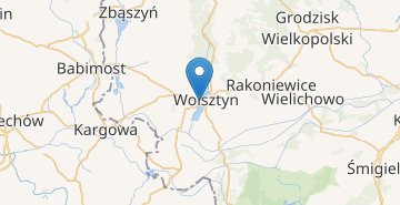 Mapa Wolsztyn