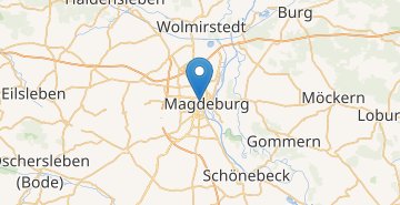 Mapa Magdeburg