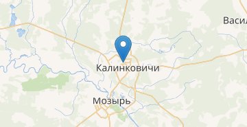 Mapa Kalinkovichi
