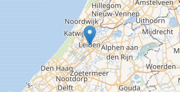 Žemėlapis Leiden