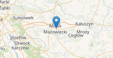 Map Minsk Mazowiecki