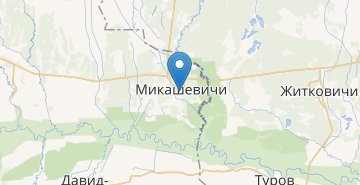 Mapa Mikashevichi