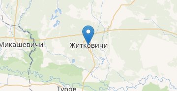 Мапа Житковичі