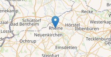 Mapa Rheine