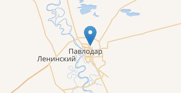 地图 Pavlodar