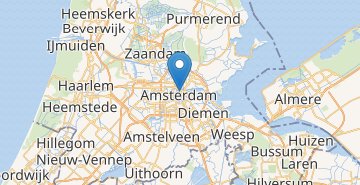 Карта Амстердам