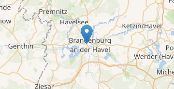 地图 Brandenburg