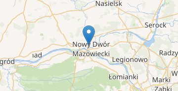 Map Nowy Dwór Mazowiecki