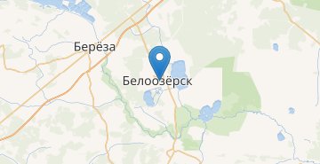 Mapa Beloozyorsk