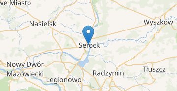 Žemėlapis Serock