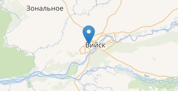Mapa Biysk