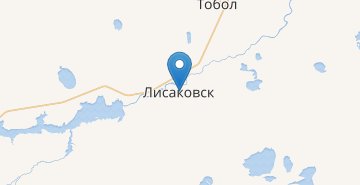 Žemėlapis Lisakovsk