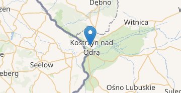 Mapa Kostrzyn