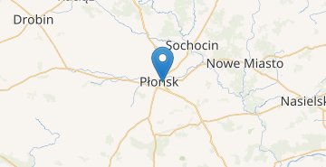 Mapa Plonsk