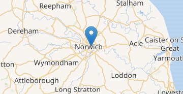 Žemėlapis Norwich