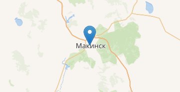 Mapa Makinsk
