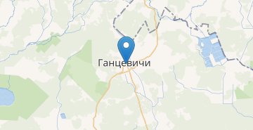 Mapa Gantsavichy
