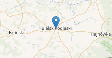 Mapa Bielsk Podlaski