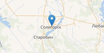 Map Salihorsk