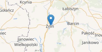 Map Znin