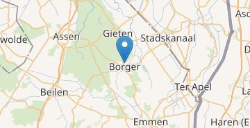 地図 Borger