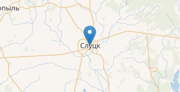 Mapa Slutsk