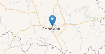 Mapa Yefremov