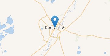 Žemėlapis Kostanay
