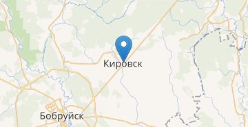 Mapa Kirovsk (Kirovskiy r-n)