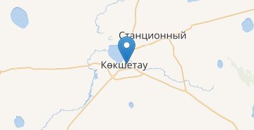 地図 Kokshetau