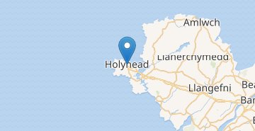 Kaart Holyhead