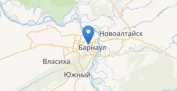 Mapa Barnaul