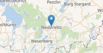 Mapa Neustrelitz