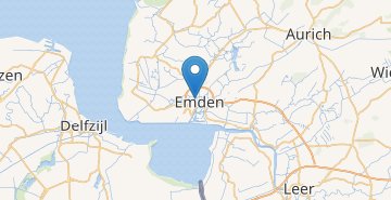 Mapa Emden