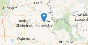 Térkép Jablonowo Pomorskie