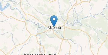 Mapa Masty (Mostovskiy r-n)