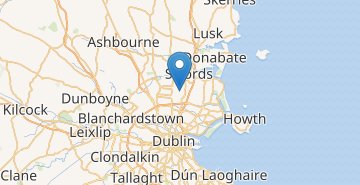 Mapa Dublin Airport
