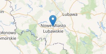 Map Nowe Miasto Lubawskie