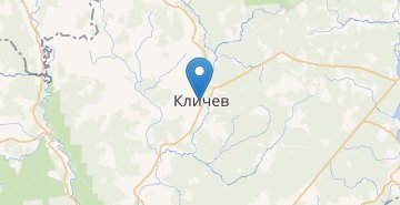 Map Klichev (Klichevskiy r-n)