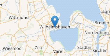 Zemljevid Wilhelmshaven