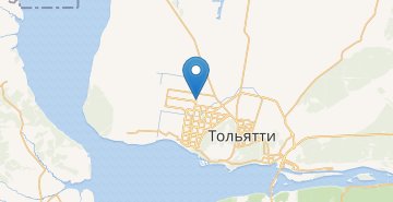 Mapa Tolyatti