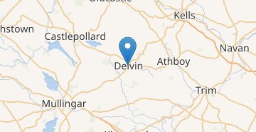 Térkép Delvin (Leinster)