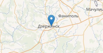 Mapa Dzerzhynsk (Dzerzhynskiy r-n)