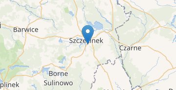 Mapa Szczecinek