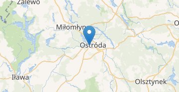 Map Ostroda