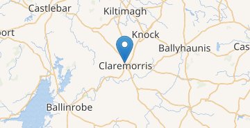 Karte Claremorris