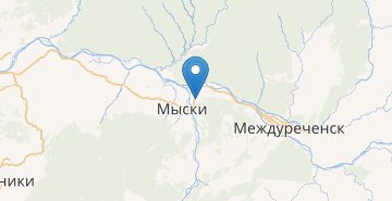 Mapa Myski (Kemerovska obl.)